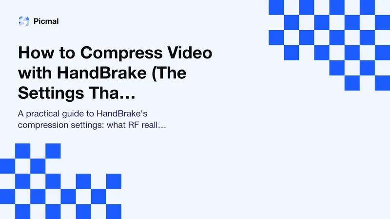 How to compress video with HandBrake