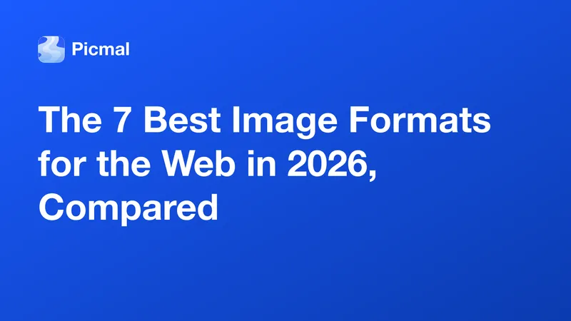 The 7 Best Image Formats for the Web in 2026, Compared