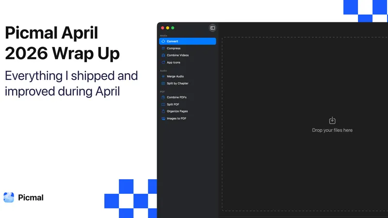 Picmal in April 2026: subtitles, watermarks, and EXIF filenames