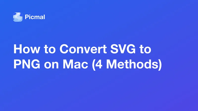 How to Convert SVG to PNG on Mac (4 Methods)