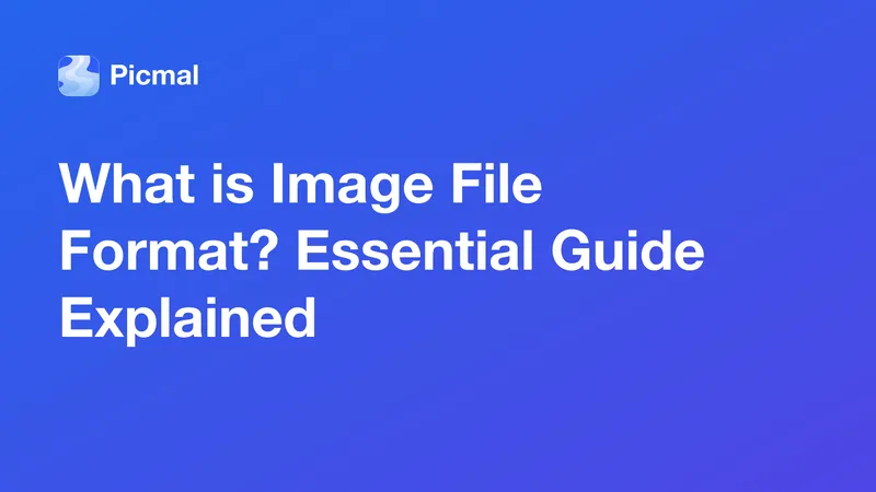 What is Image File Format? Essential Guide Explained