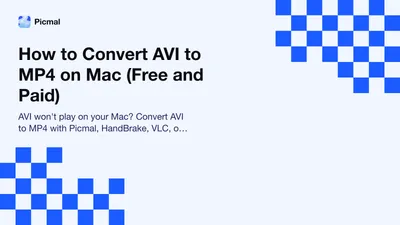 How to Convert AVI to MP4 on Mac (Free and Paid)