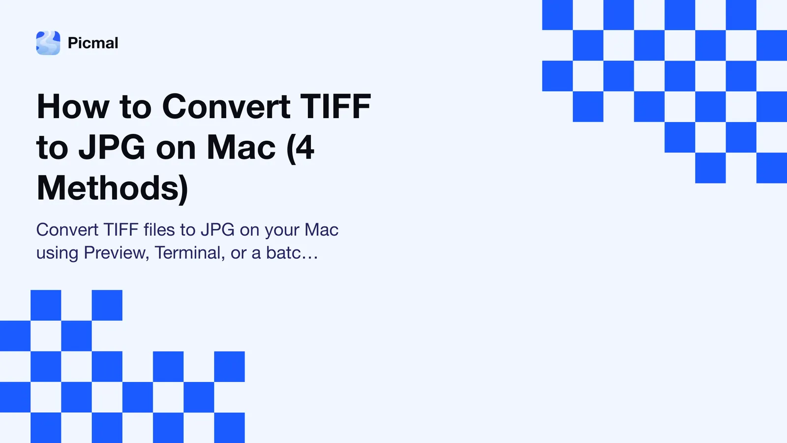 How to Convert TIFF to JPG on Mac (4 Methods)