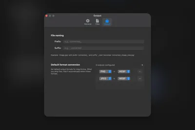 Picmal v1.0.7 - Default Formats, Dark Mode & Settings