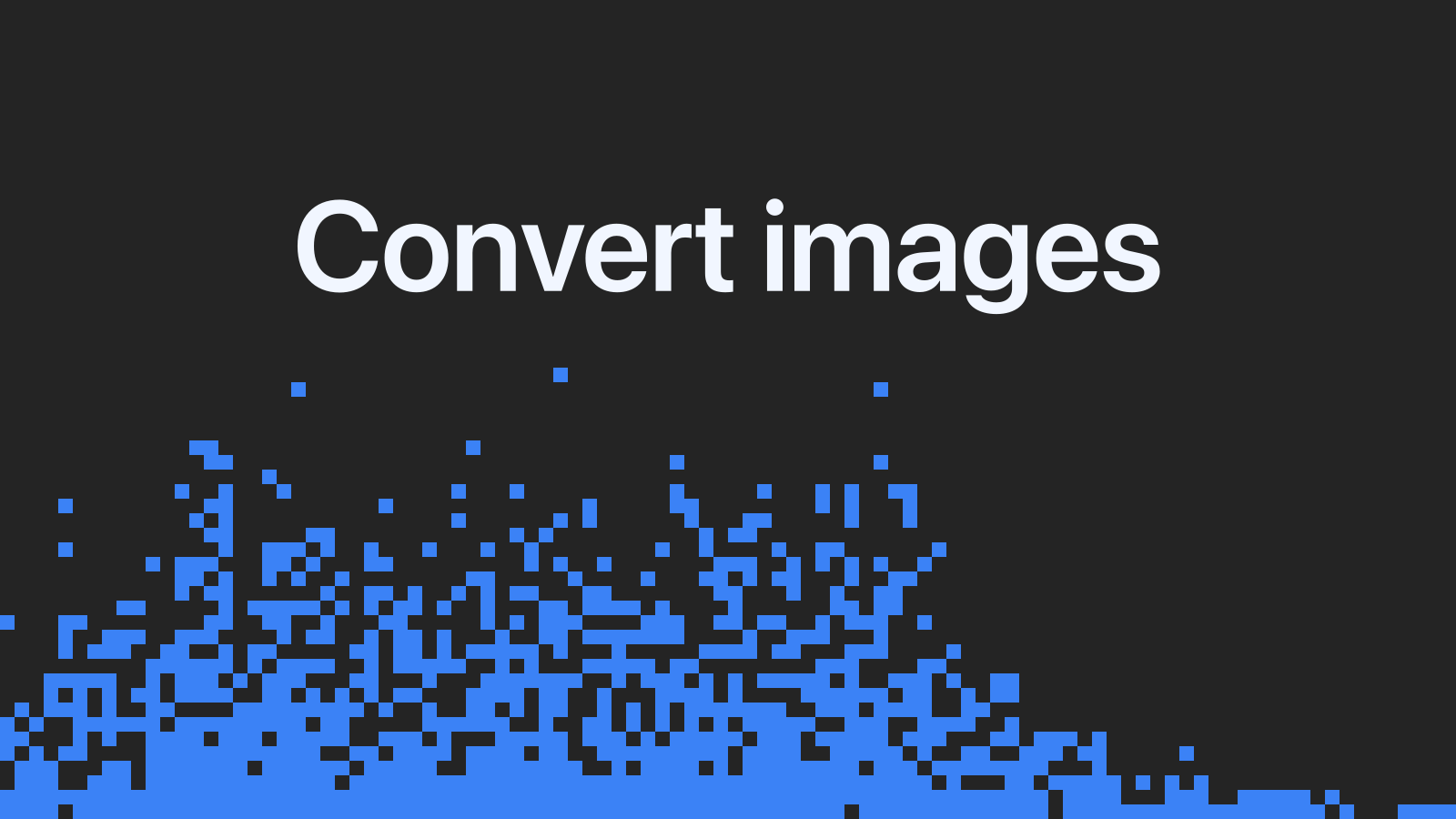 Change the format: image converter for Mac