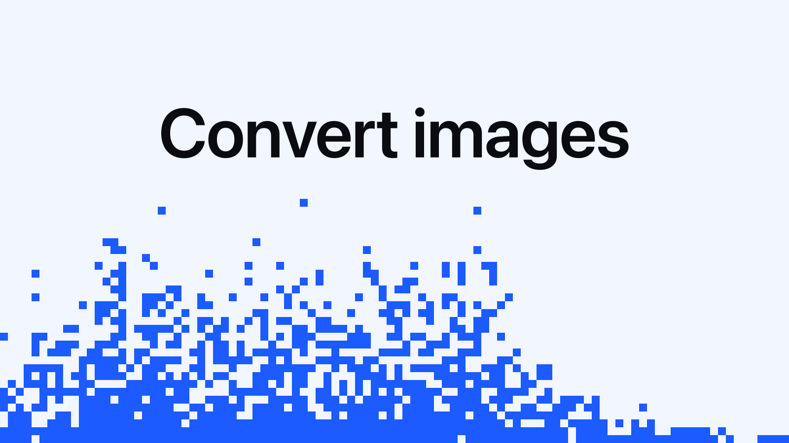 Change the format: image converter for Mac
