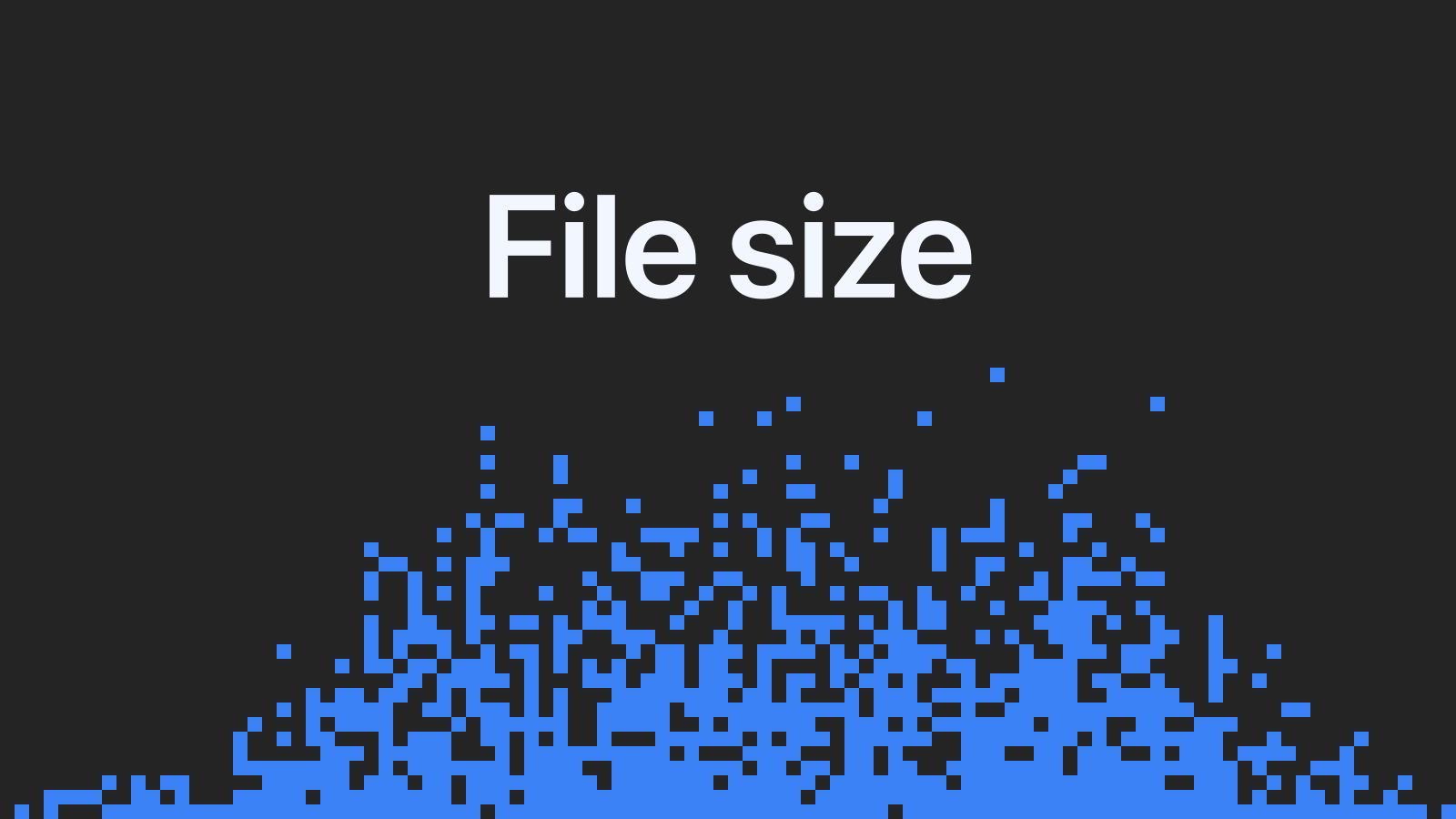 Estimate a file size before you compress