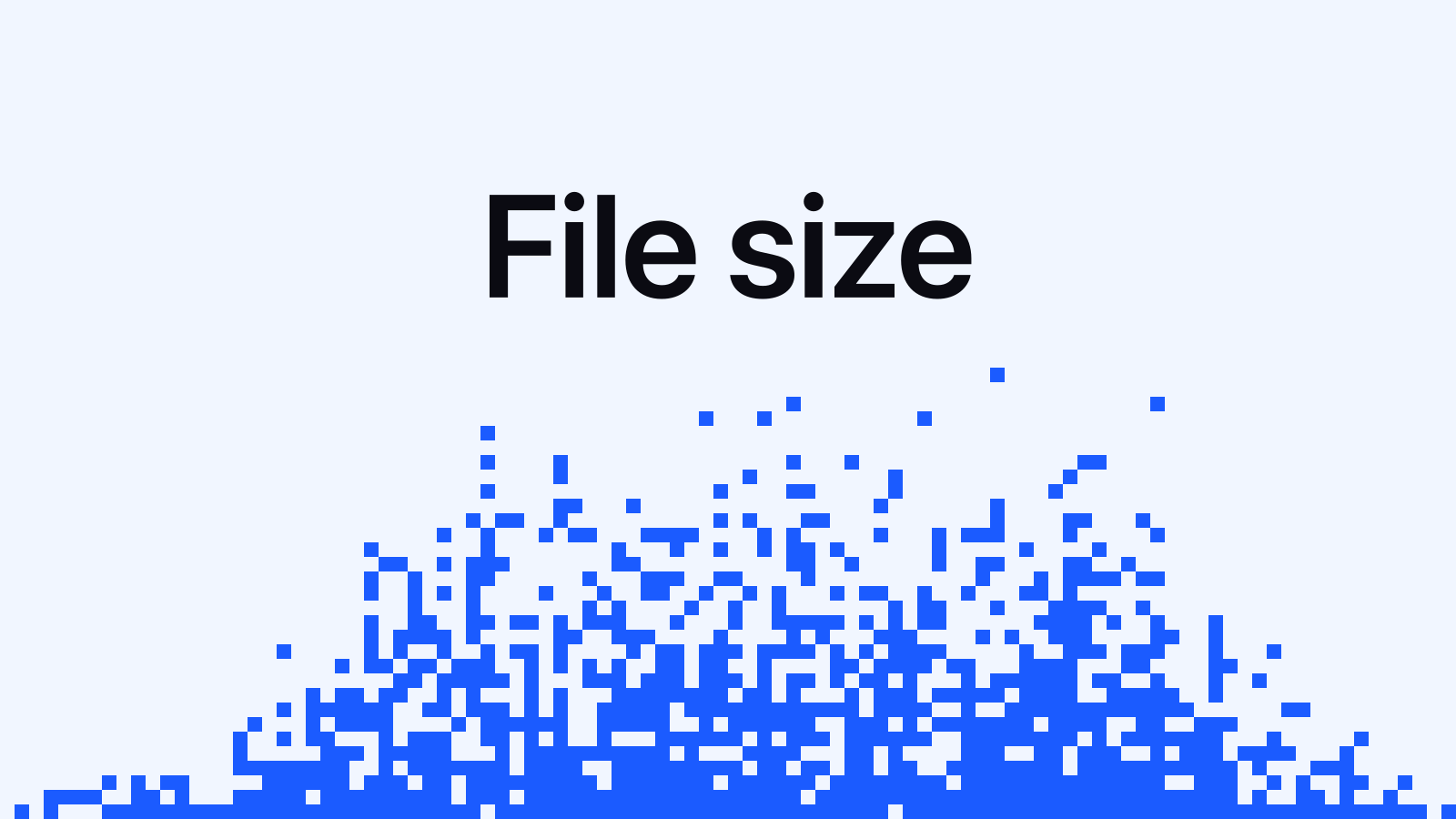 Estimate a file size before you compress